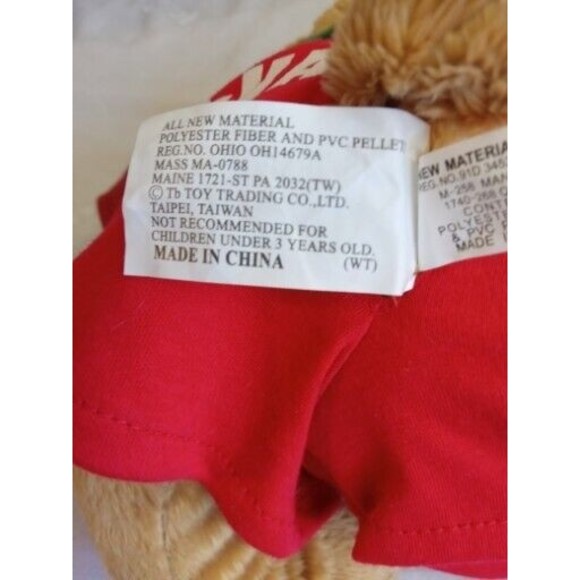 TB TOY TRADING TAIPEI, TAIWAN  TEDDY BEAR  10"INC Stuffed Animal Toy - Picture 5 of 6